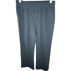 Denim & Co Active Duo Stretch Slim‎ Leg Pants Black Medium Petite PullOn Casual
